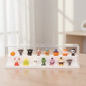 NEW Lrg Acrylic Action Figure Clear Display Dustproof Collectible Organizer Case